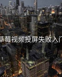 草莓视频投屏失败入门