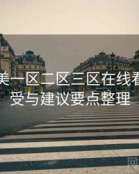 国产欧美一区二区三区在线看使用感受与建议要点整理