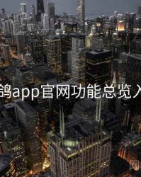 电鸽app官网功能总览入门