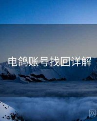 电鸽账号找回详解