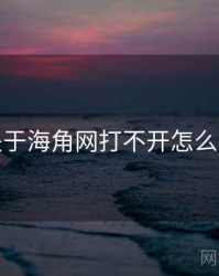 关于海角网打不开怎么办