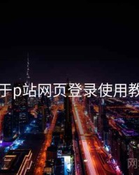 关于p站网页登录使用教程