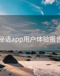 秘语app用户体验报告