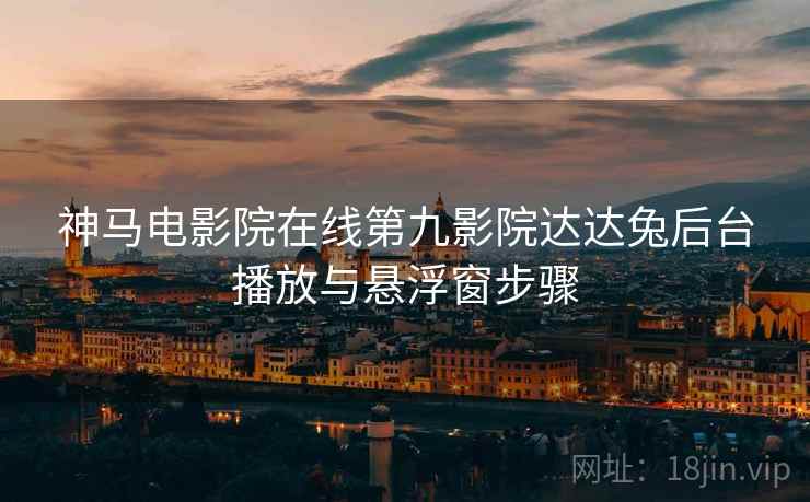 神马电影院在线第九影院达达兔后台播放与悬浮窗步骤