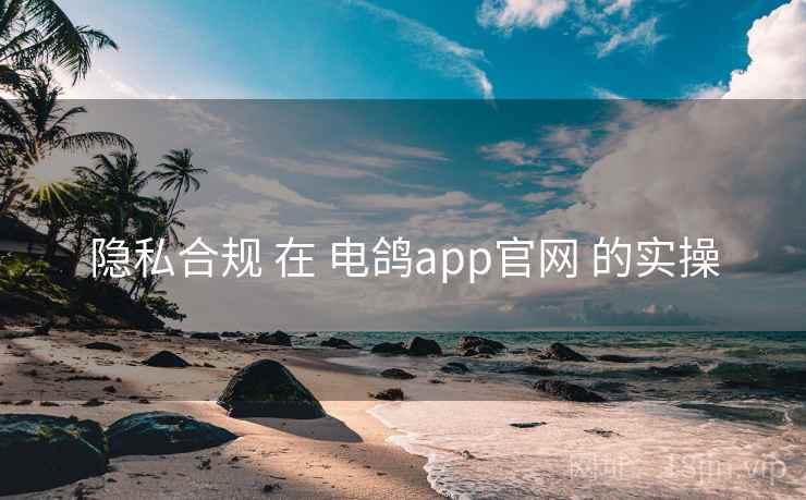 隐私合规 在 电鸽app官网 的实操
