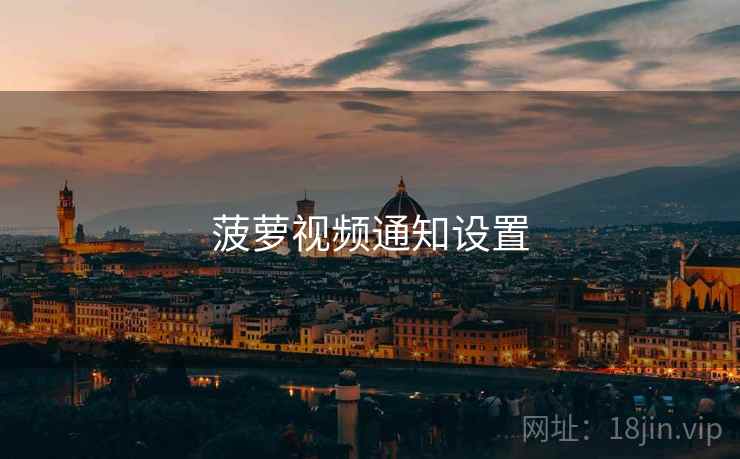 菠萝视频通知设置 菠萝视频通知设置